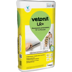 Финишная шпаклевка Vetonit LR для идеального выравнивания стен 86585035
