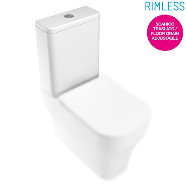 SYN71PF101 Olympia Synthesis Eco, бачок для моноблока, включая механизм смыва, цвет белый глянцевый Santreyd