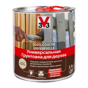Грунт для дерева V33 бесцветный 2.5 л