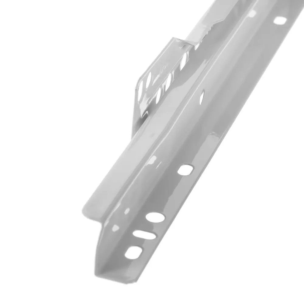 Направляющие роликовые DS 03W.1 250 мм, металл/пластик, цвет белый BOYARD STLM-2013866 - Вид №1