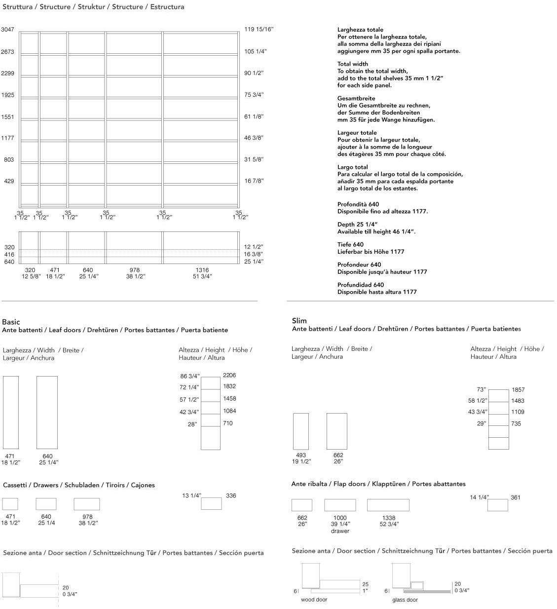 Poliform Модульный деревянный книжный шкаф sun-id-1516130 - Вид №28