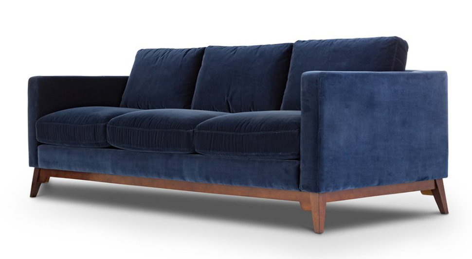 Диван Heaven прямой темно-синий ICON DESIGNE ДИЗАЙНЕРСКИЕ 178107 Синий  - Вид №1