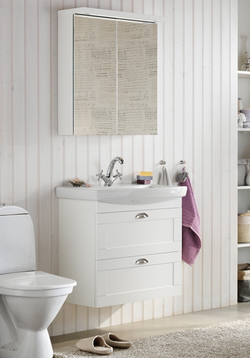 1751420 Life 600 M Шкаф Для Умывальника И Передняя Рама Ящика ... Hafa  Белый  - Вид №1