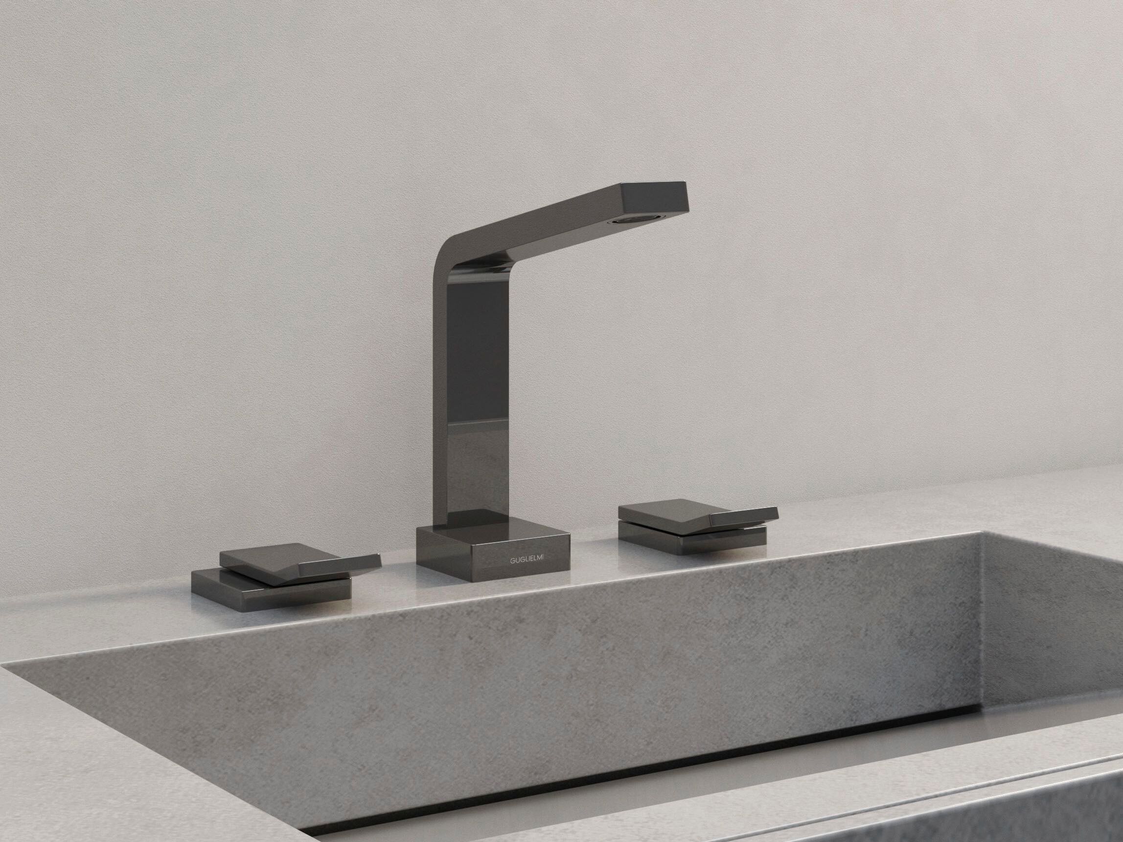 Смеситель для раковины с 3 отверстиями GUGLIELMI RUBINETTERIE Centanni ARCH-00115148 - Вид №1