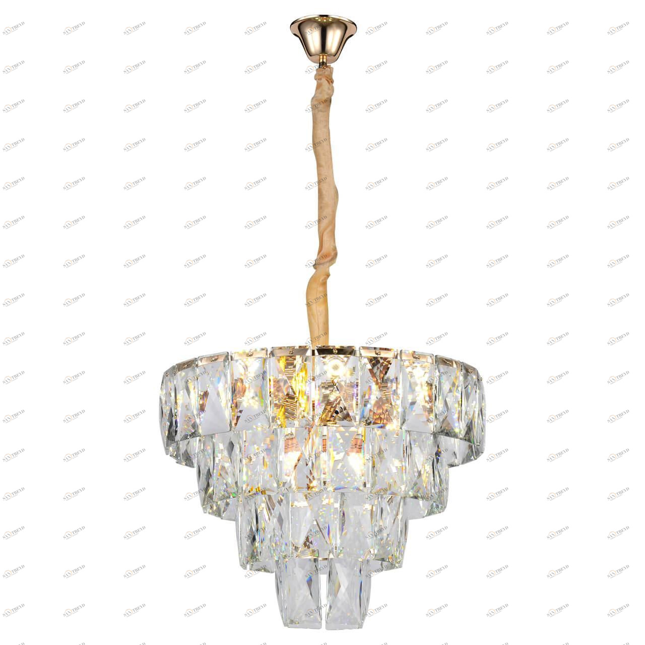 Подвесная люстра Stilfort Maris 1022/03/08P STILFORT ДИЗАЙНЕРСКИЕ, MARIS 00-3888513 Золото;прозрачный 