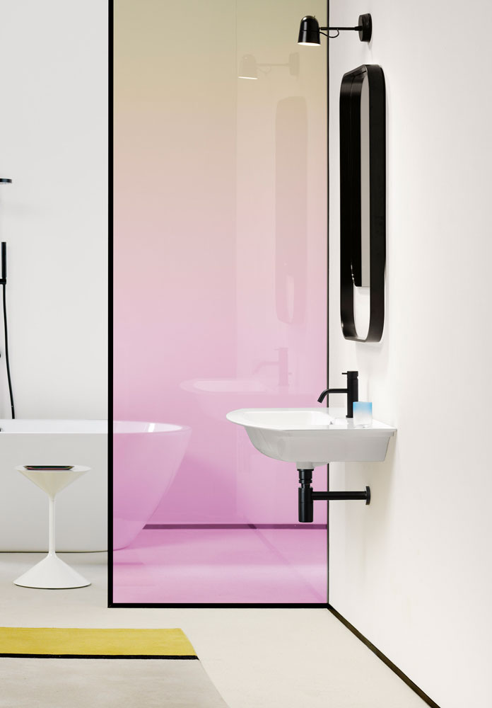 8826111 Подвесная раковина настенная овальная GSI ceramica Pura белая - Вид №2