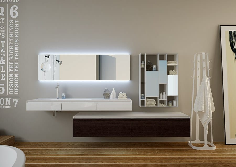 Одиночная подвесная раковина из твердой поверхности MOMA Design Portofino ARCH-00106494 - Вид №2