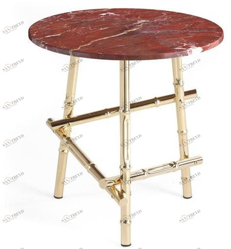 ETRO Home Interiors Круглый мраморный журнальный столик для гостиной Samarcanda E.sam.232.b