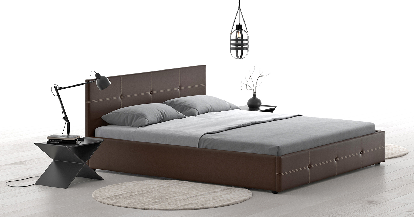 90318816 Кровать Синди-по 170x85x215 см цвет коричневый STLM-0182732 НИЖЕГОРОДМЕБЕЛЬ И К