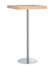 XT 494 A Каркас стола с нижней крышкой из глянцевой или сатинированной нержавеющей стали, колонна из глянцевой или сатинированной нержавеющей стали. Et al. XT