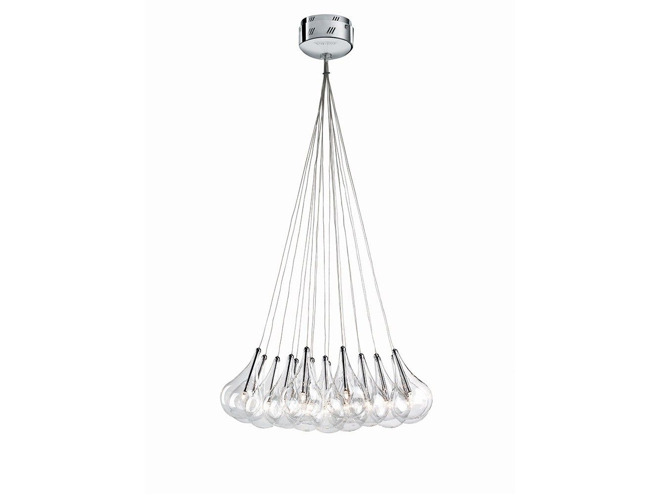 Стеклянный светодиодный подвесной светильник Alma light ARCH-00087061