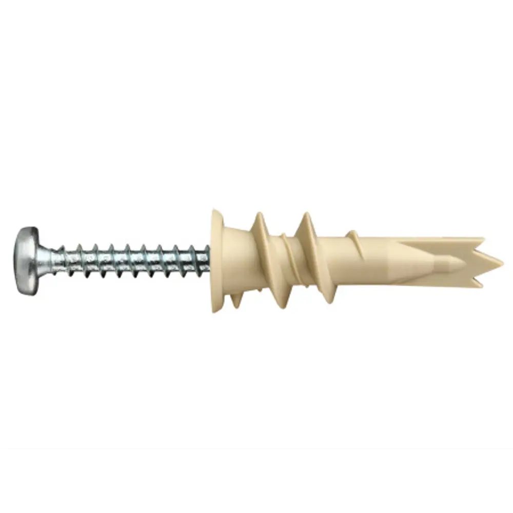 Анкер с шурупом для гипсокартона 14x39 мм нейлон 500 шт ЕВРОПАРТНЕР STLM-2206475