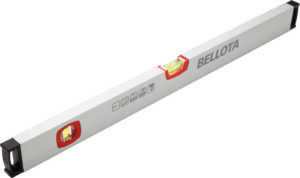 Строительный уровень Bellota 600 мм с двумя глазками для точных измерений 84257836