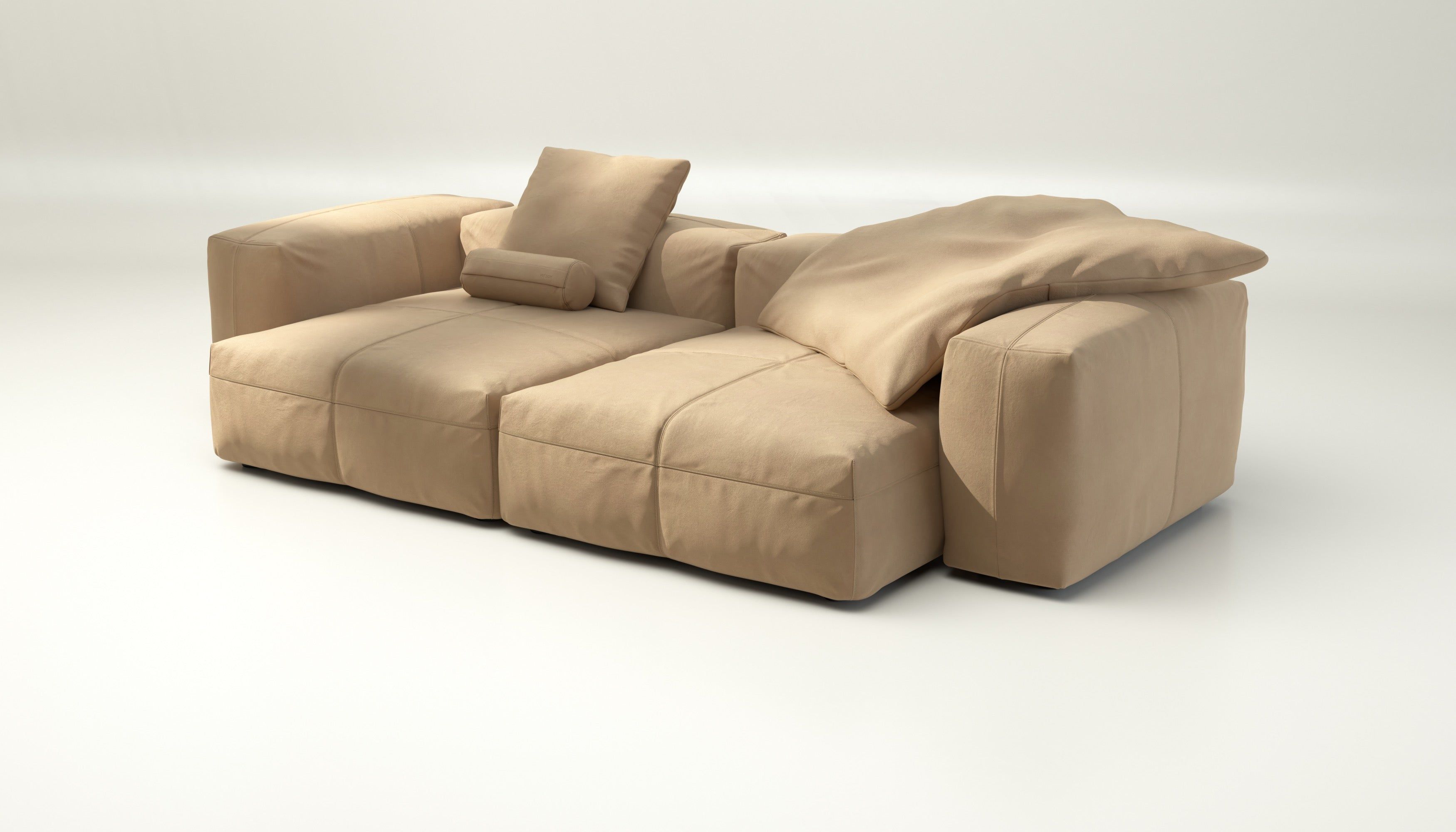 Кожаный модульный диван vetsak Leather ARCH-00019119 - Вид №1