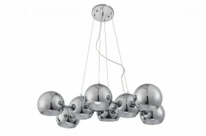 Подвесная люстра ST Luce Lino SL852.103.08 ST LUCE ДИЗАЙНЕРСКИЕ, LINO, ШАР 057836 Хром