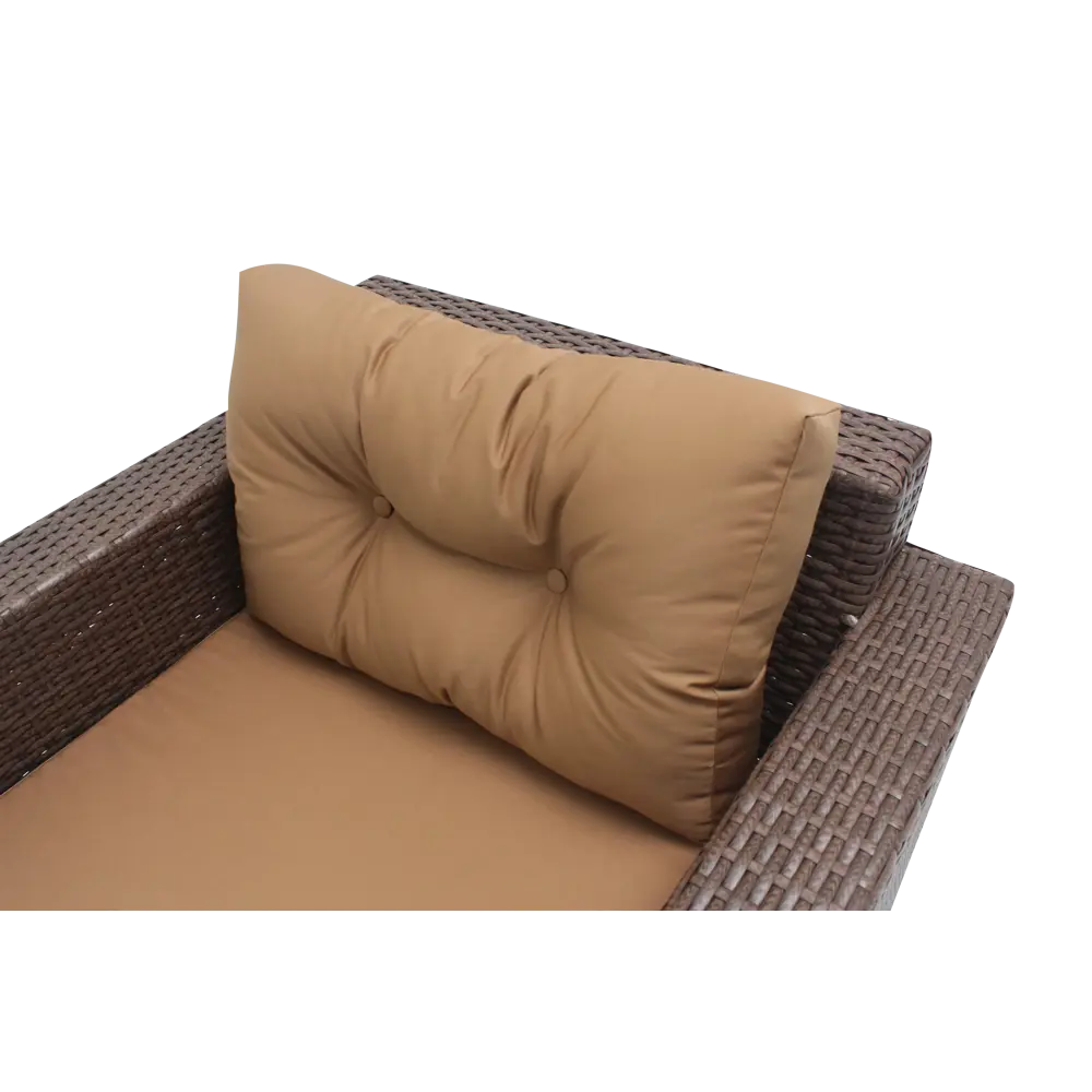 Кресло садовое Lavantera 85x77x85 см искусственный ротанг цвет коричневый 85023290 STLM-2021595 Santreyd  - Вид №4