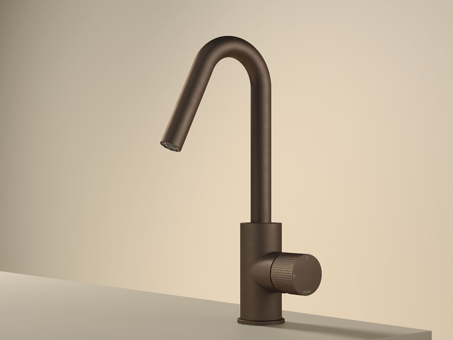 Смеситель для раковины из латуни с регулируемым горлышком Hotbath Guy ARCH-00090492 - Вид №1