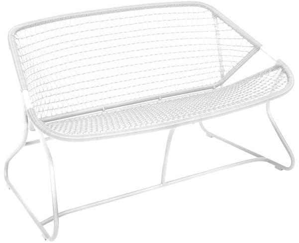 Fermob Садовая скамейка из алюминия со спинкой Sixties 1705 - Вид №1