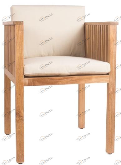 Il Giardino di Legno Садовый стул из тика с подлокотниками Code Code0362