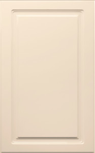 Фасады для кухни Классика Фрезеровка «Прямоугольник+» Жасмин глянец №77