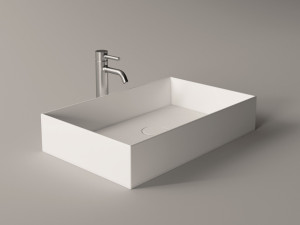 Керамическая прямоугольная раковина