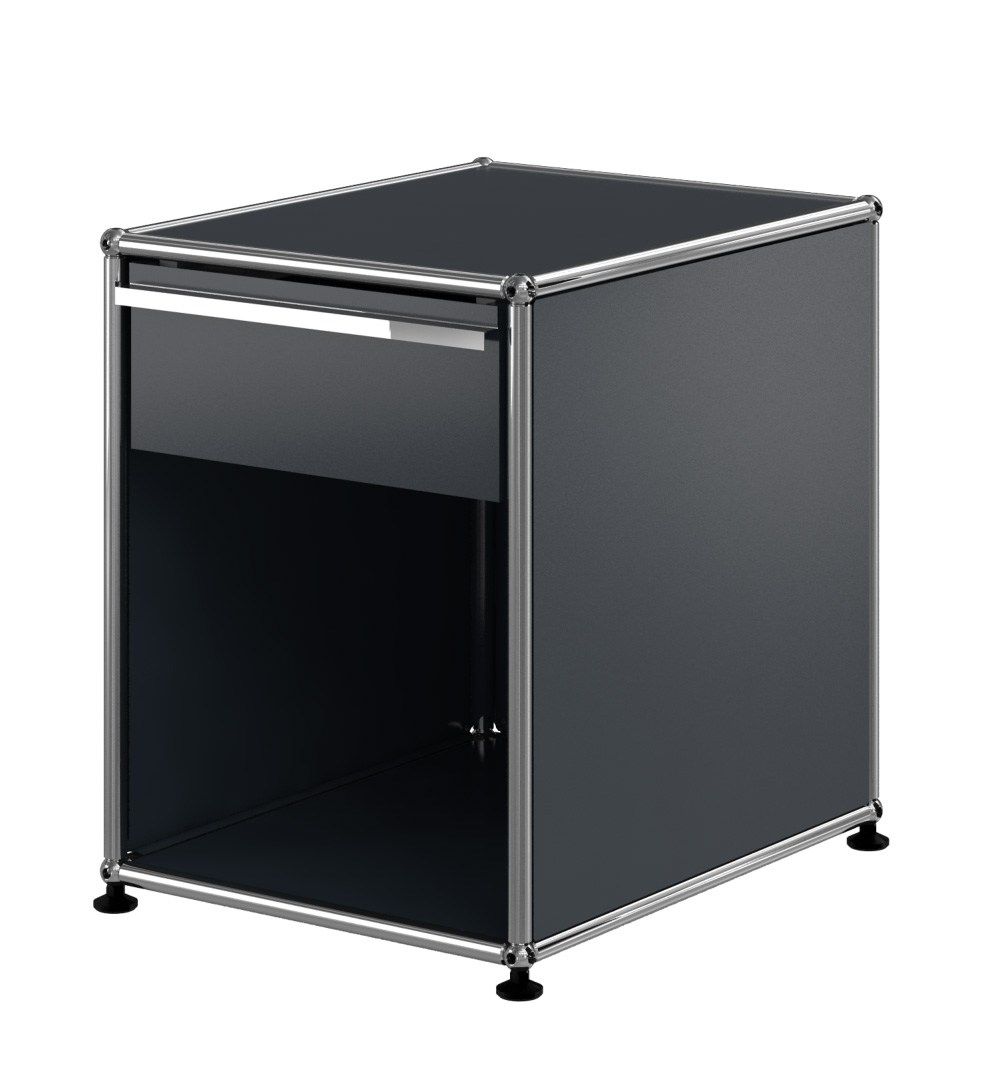 Металлическая квадратная прикроватная тумбочка USM USM Haller System ARCH-00128079 - Вид №7