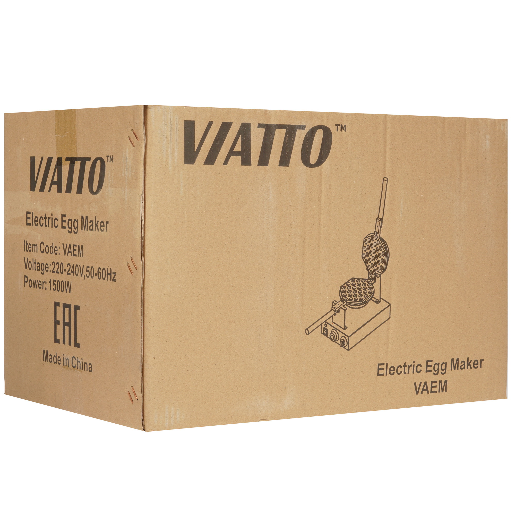 9926579 Вафельница Viatto VAEM серебристый STDN-0044244 - Вид №7