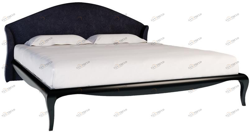 Jetclass Двуспальная лакированная кровать с мягким изголовьем Deluxe Jdl101a.16, jdl101a.18, jdl101a.20