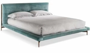 Cantori Бархатная кровать с мягким изголовьем Shanghai