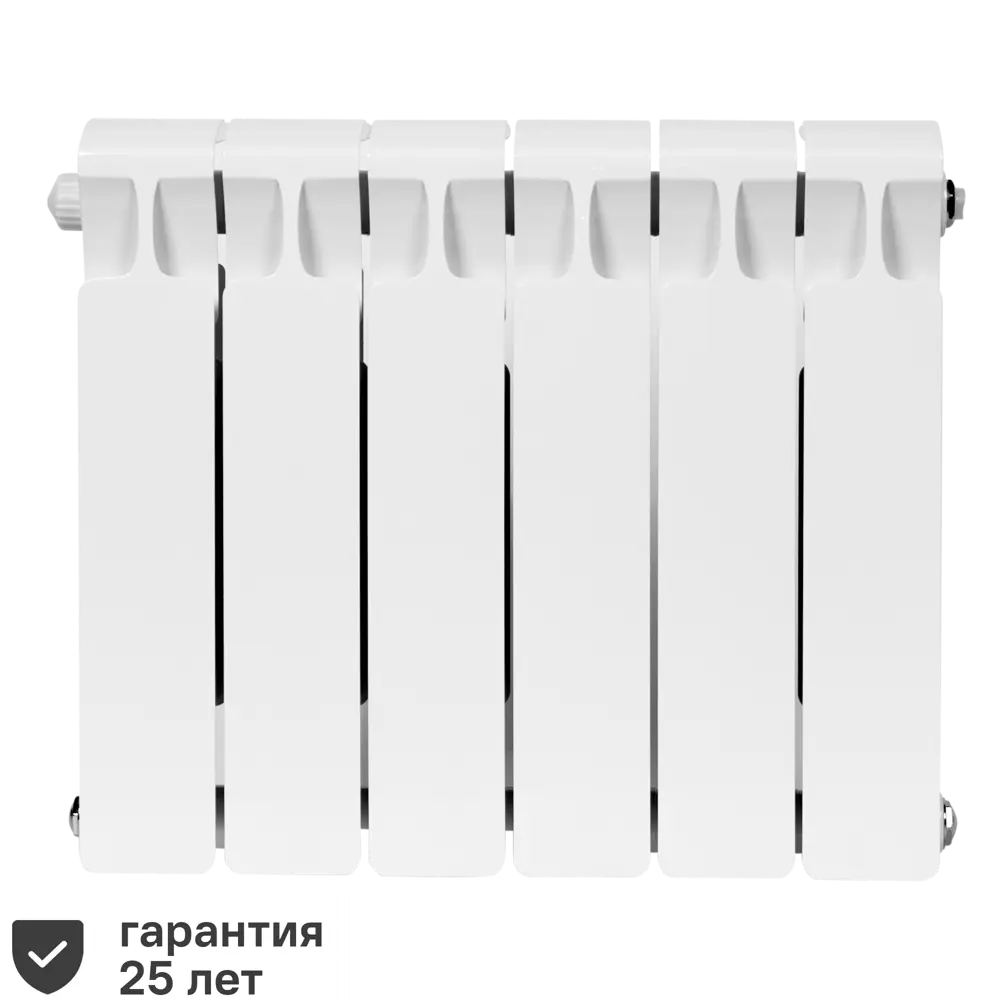 Биметаллический радиатор RIFAR Monolit 350 - 6 секций с нижним подключением 82116785 STLM-0019507