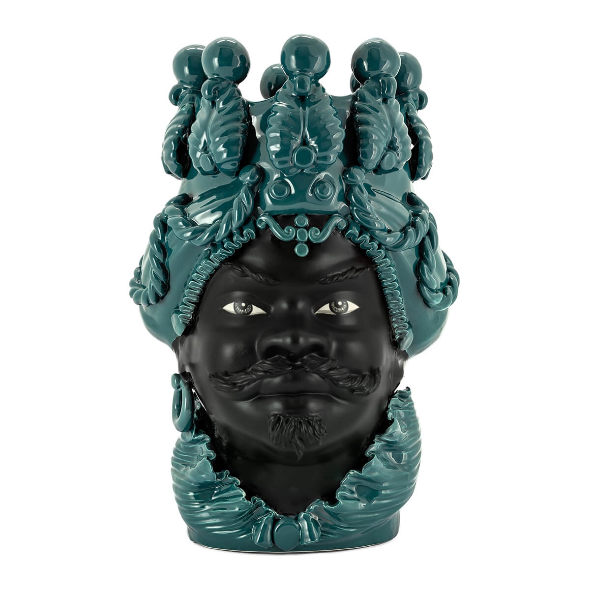 201083-96 ABHIKA ВАЗА MORO BIG MAN SIMPLY MAT TEAL  - Вид №3