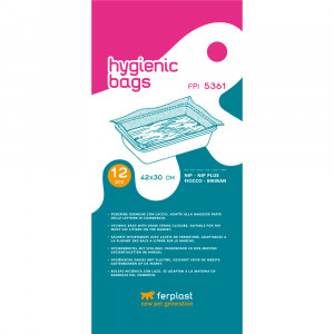 ПР0000527 Гигиенические пакеты для туалетов FPI 5361 Nip,Nip plus,Birman 12шт FERPLAST