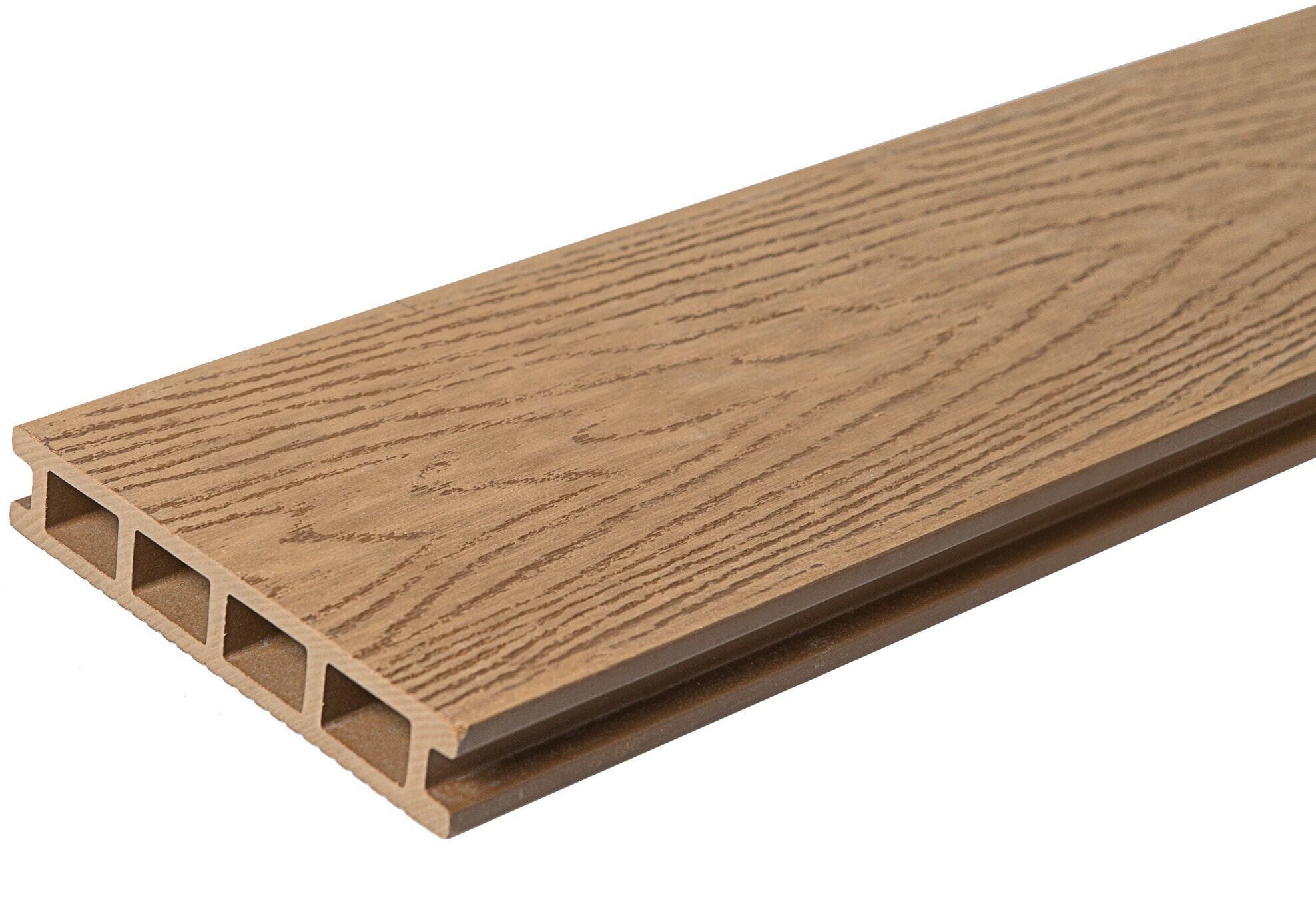 82338674 Террасная доска ДПК Decking цвет Дуб 4000х140х25 мм 0.56 м² Vintage STLM-0024896 CM
