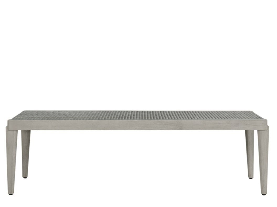 Садовая скамейка из тикового дерева и JanusFiber® JANUS et Cie Альпинарий ARCH-00122447 - Вид №1