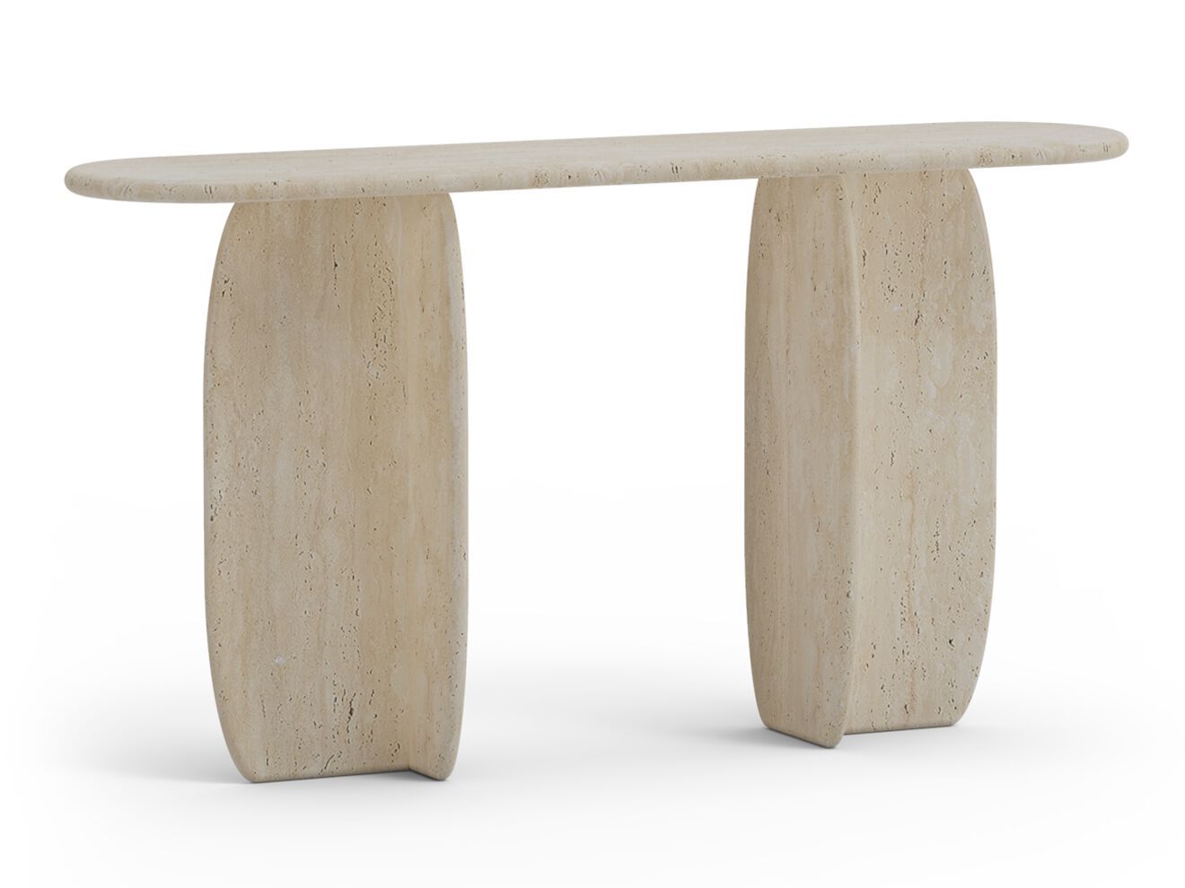 Овальная консоль из травертина Mambo Unlimited Ideas кактус ARCH-00106899