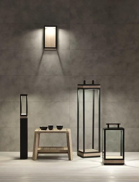 Ethimo Светодиодный настенный светильник для улицы из тика Carrè Crwl05 Carré - Вид №2