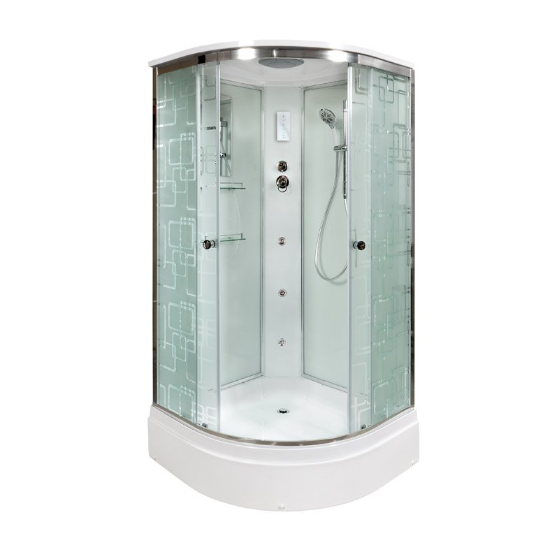 L 902 R с электрикой Душевая кабина DETO Серия L ЕМ2710 с гм. и эл. - Вид №11