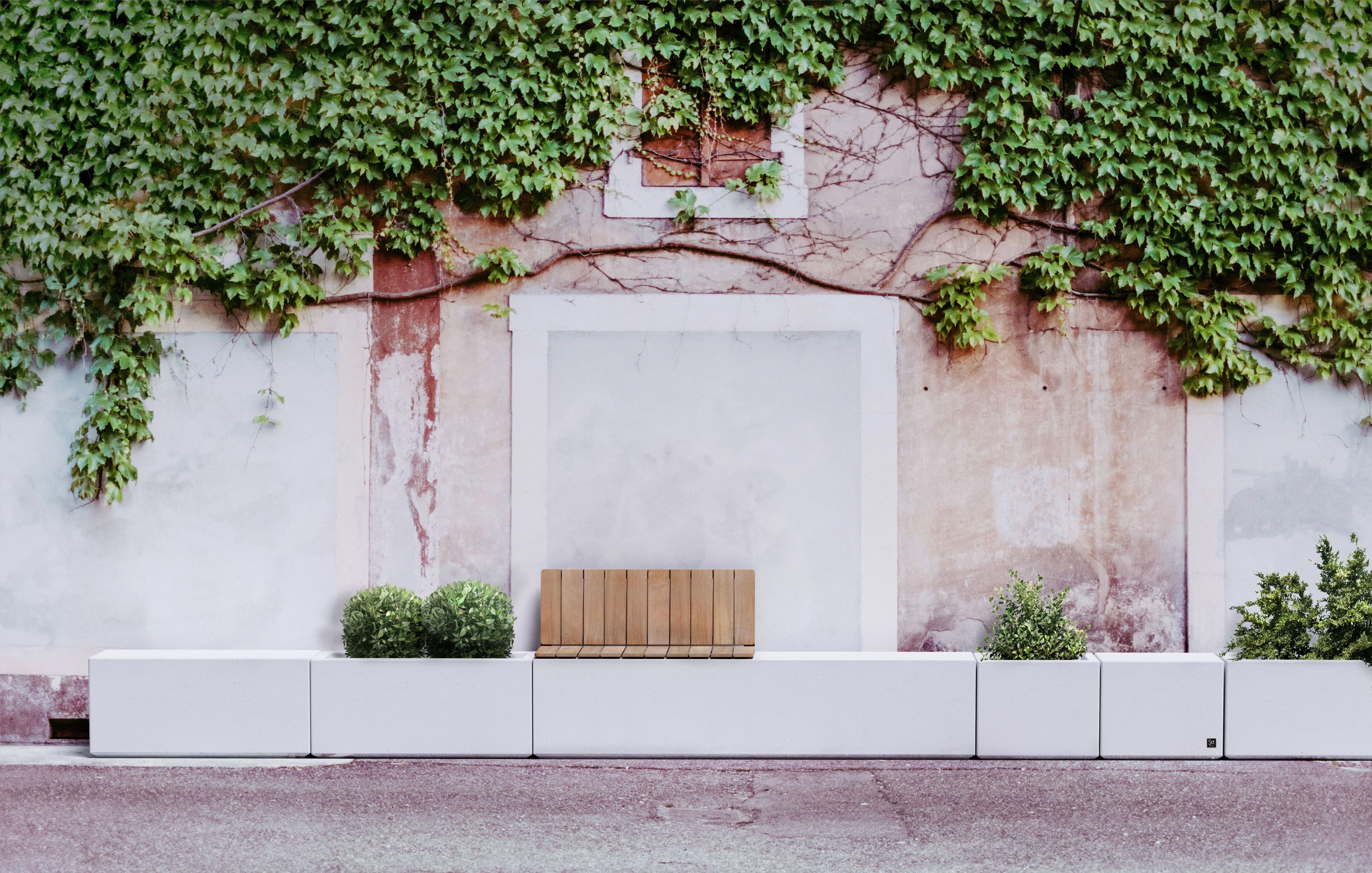 Бетонное наружное сиденье SIT Box to Box ARCH-00078483 - Вид №1