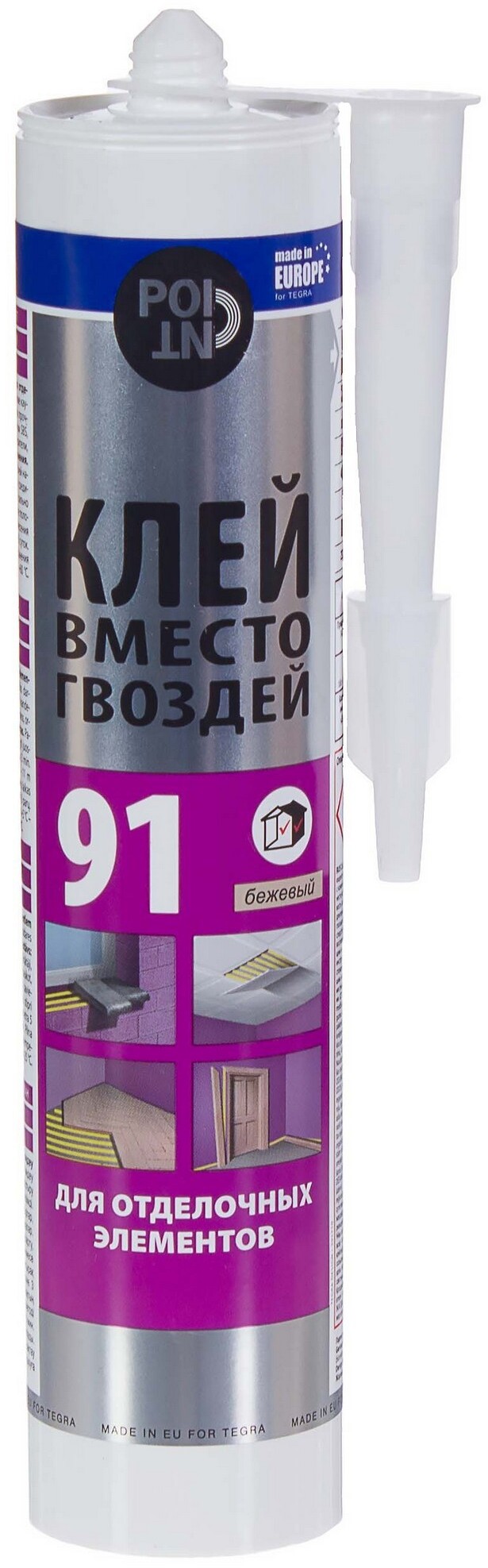 81945351 Клей 91 для отделочных элементов 280 мл STLM-0014351 POINT