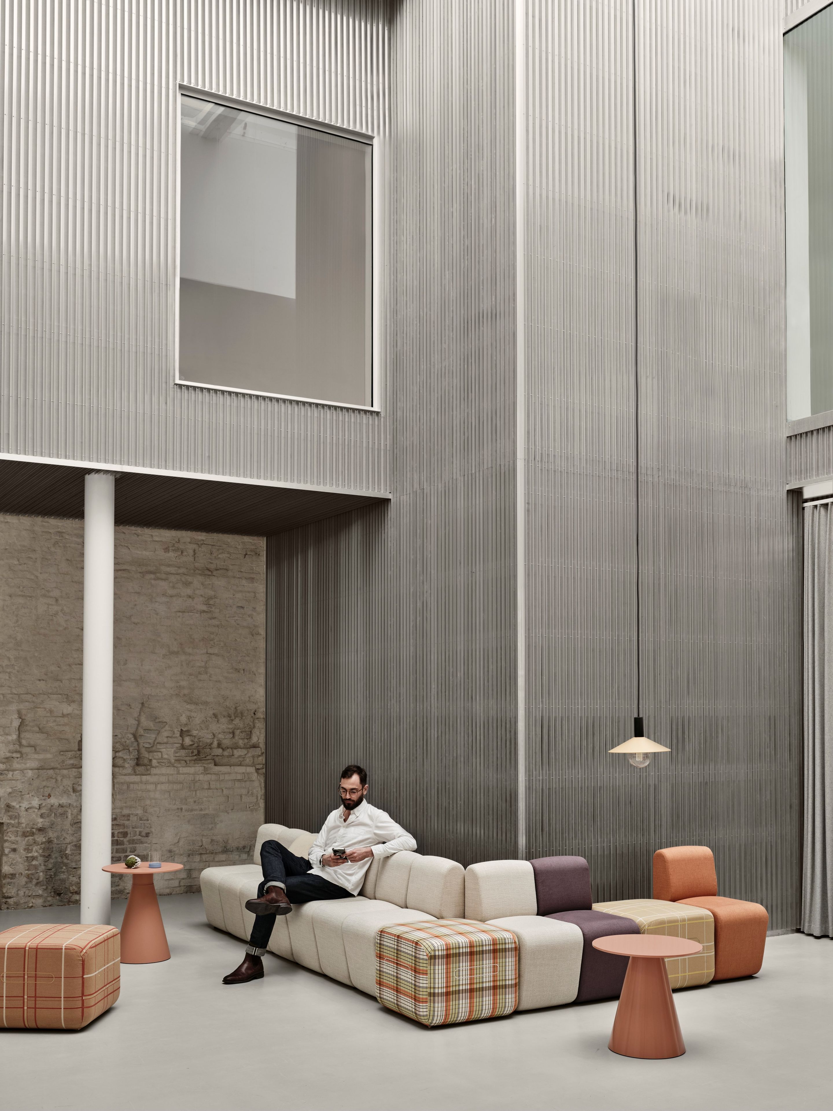 Квадратный пуф из ткани Bla Station ARCH-00129486 - Вид №29