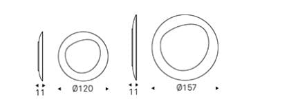 Настенное круглое зеркало Cattelan italia COSMOS ARCH-00138418 - Вид №6