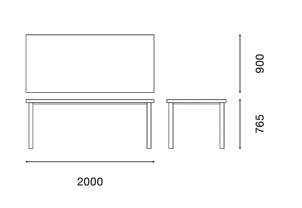 Прямоугольный обеденный стол из фанеры Established&Sons Wrongwoods ARCH-00115080 - Вид №7