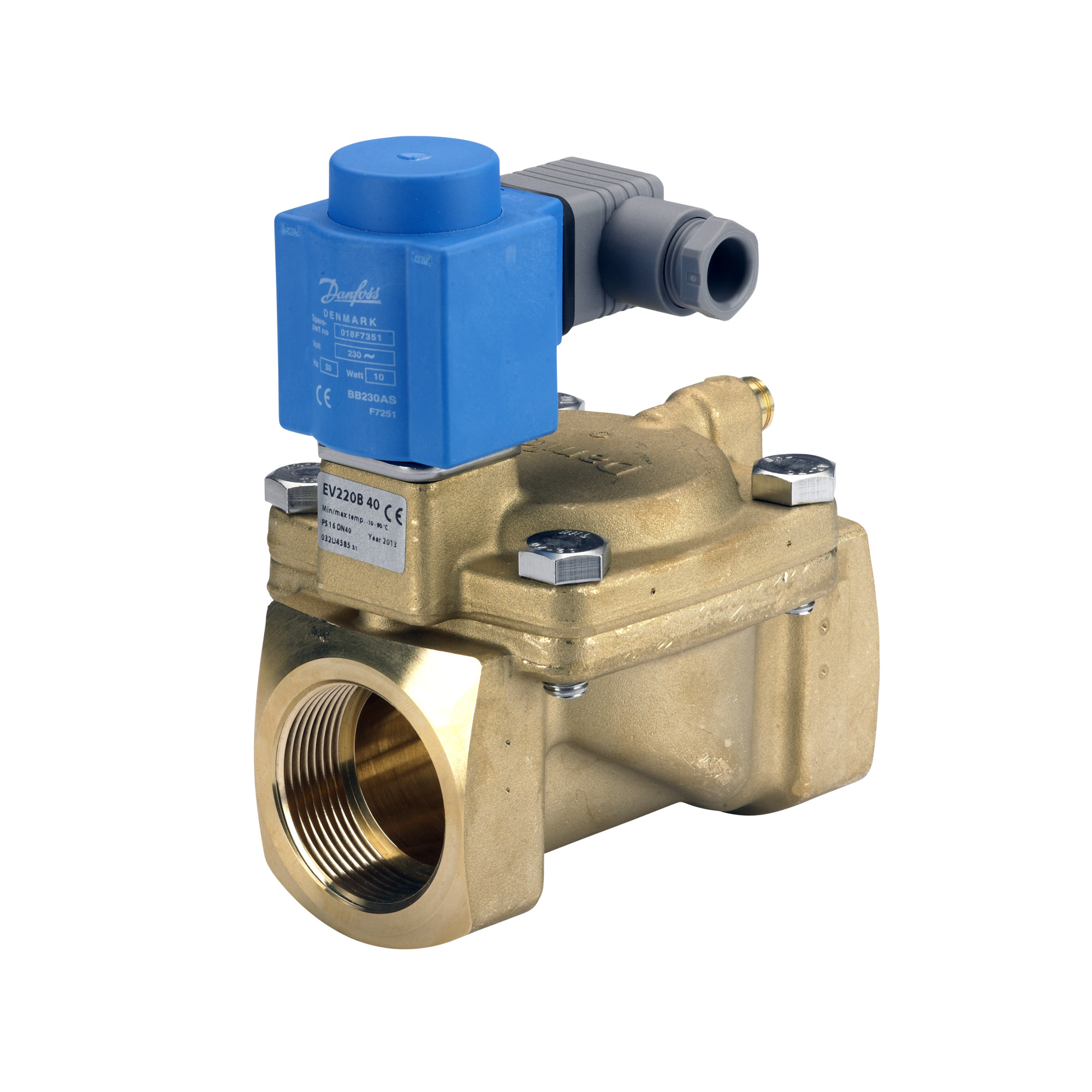 Danfoss EV220B — двухходовые электромагнитные клапаны для общей промышленности Клапан электромагнитный EV220B с кат. 032U453431  - Вид №45