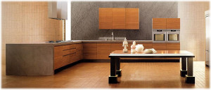 Кухня Teak/pietra MK CUCINE Teak/pietra
