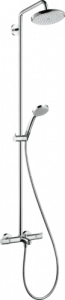 27223000 Croma Showerpipe 220 1jet с термостатом для ванны Hansgrohe