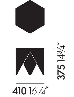 Алюминиевый журнальный столик In Stock Vitra ARCH-00143375 - Вид №5