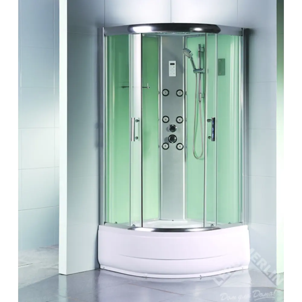Душевая кабина с гидромассажем Sensea «Альтро» высокий поддон 100х100 см Без серии STLM-2045419 - Вид №1