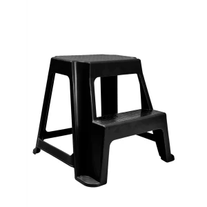 Табурет-стремянка пластиковая Rosenberg 44x45x47 см каркас пластик цвет черный