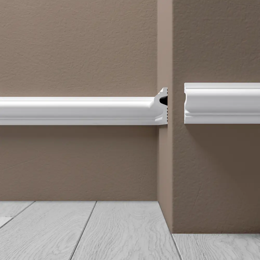 Де-Багет Молдинг настенный XPS Polymer М 1 - элегантный декор для интерьера 87957243