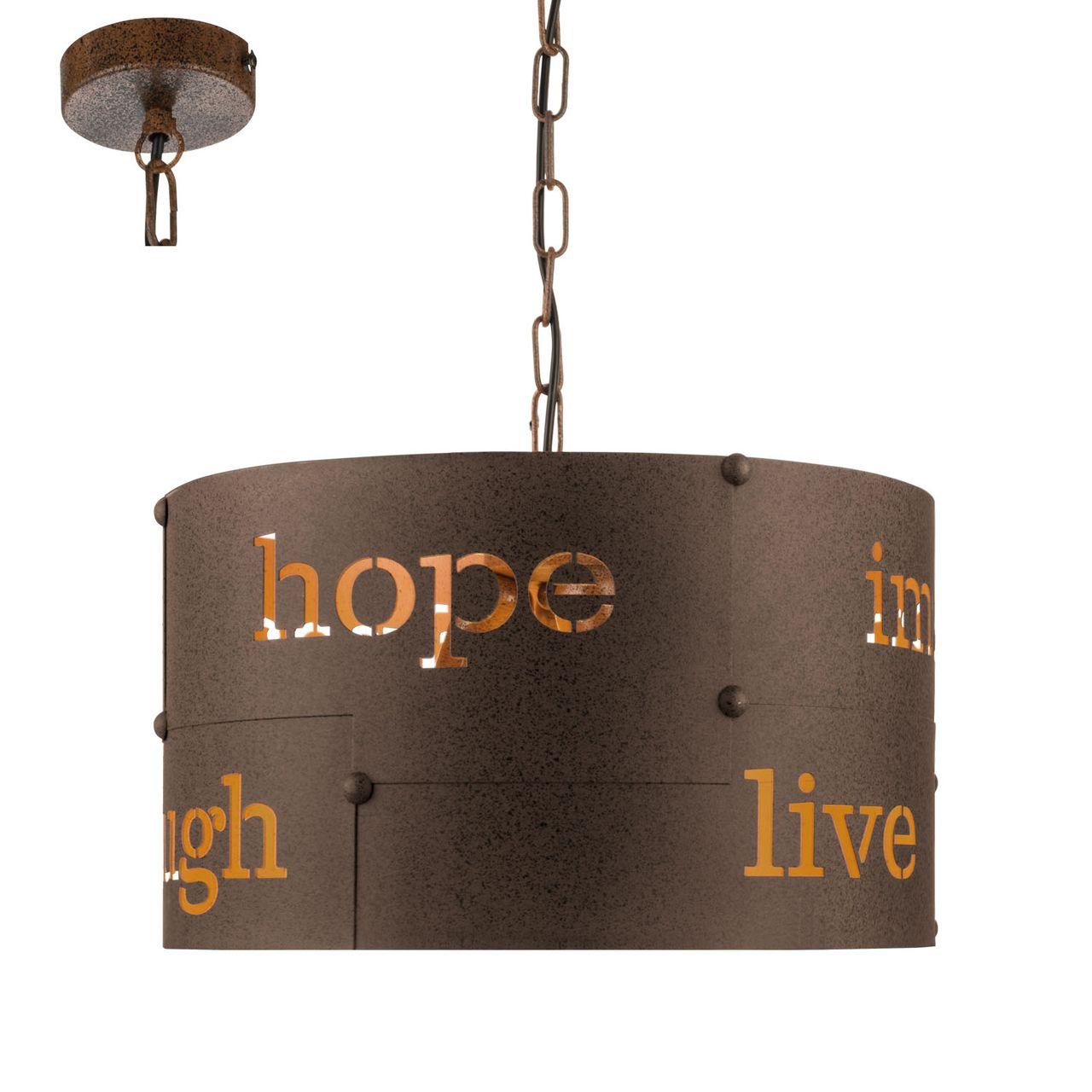 Подвесной светильник Eglo Coldingham 49743 EGLO COLDINGHAM 086823 Коричневый  - Вид №1